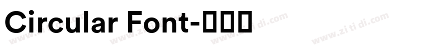 Circular Font字体转换